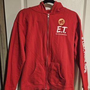 Universal Studios Collectible 80s ET Movie Classic Youth Zip-Up Hoodie